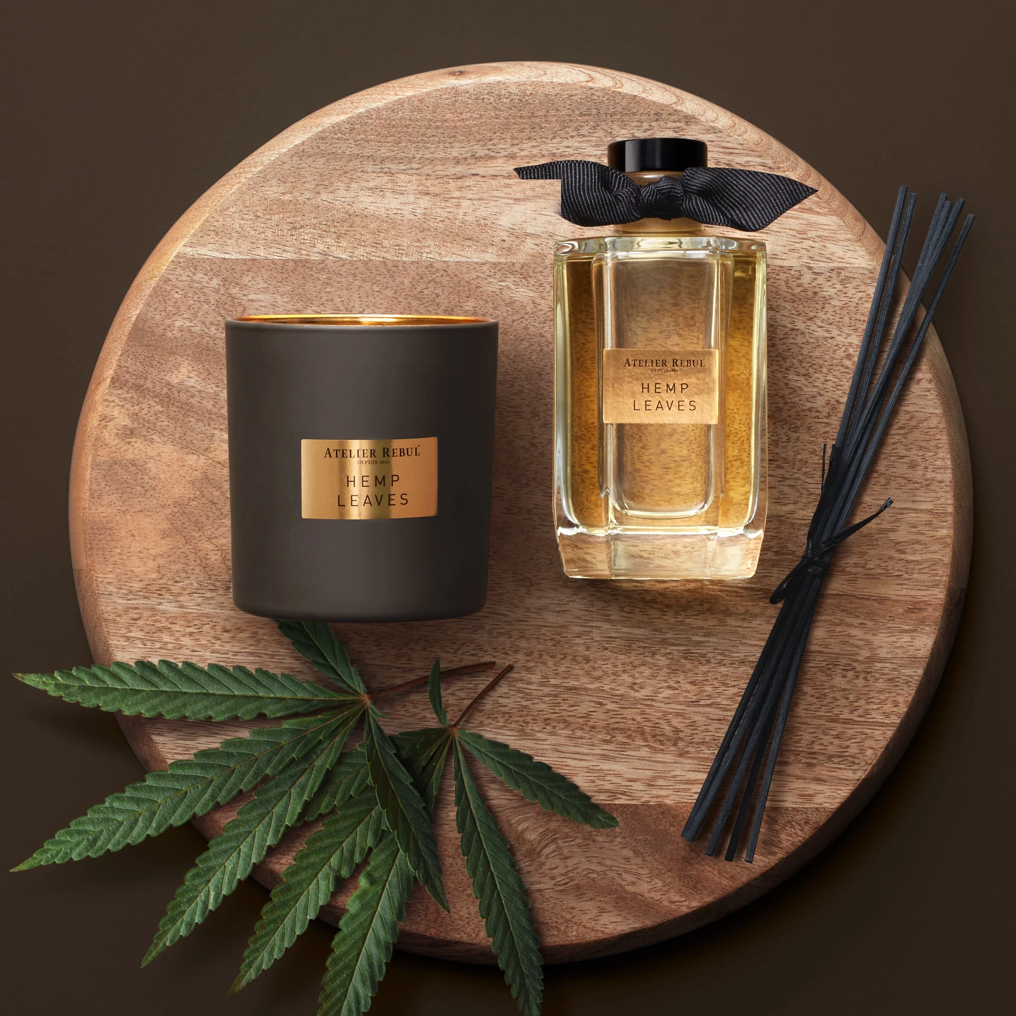 Hemp Leaves Geurkaars 210g - Image 3